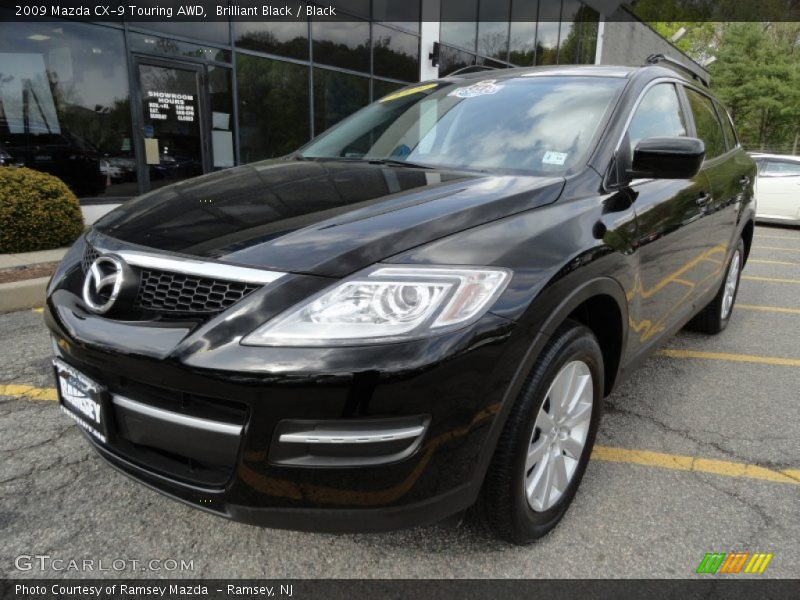 Brilliant Black / Black 2009 Mazda CX-9 Touring AWD