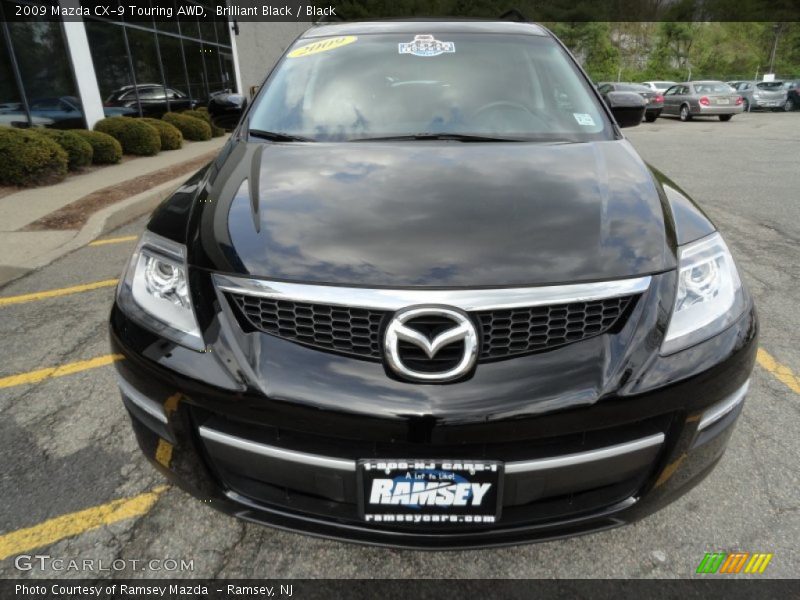 Brilliant Black / Black 2009 Mazda CX-9 Touring AWD
