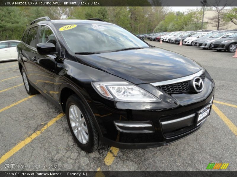 Brilliant Black / Black 2009 Mazda CX-9 Touring AWD