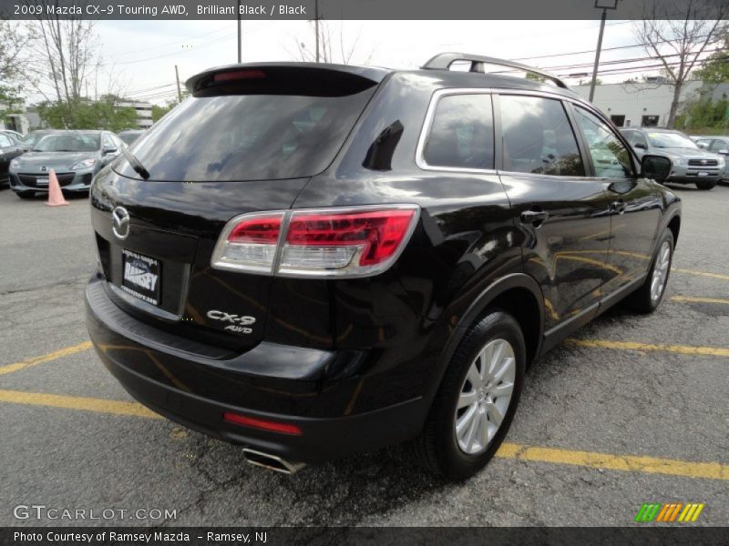 Brilliant Black / Black 2009 Mazda CX-9 Touring AWD