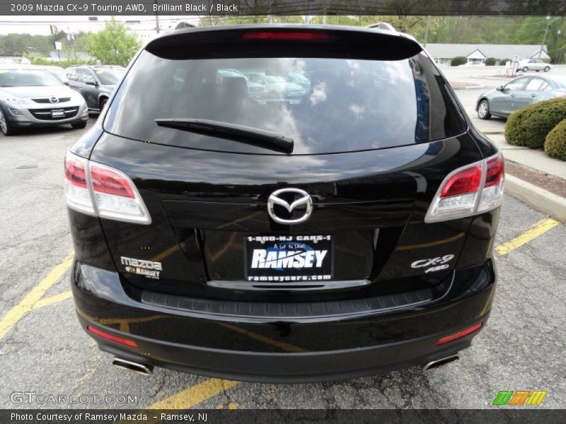 Brilliant Black / Black 2009 Mazda CX-9 Touring AWD