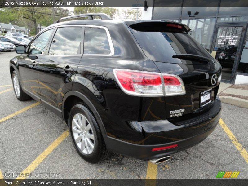 Brilliant Black / Black 2009 Mazda CX-9 Touring AWD