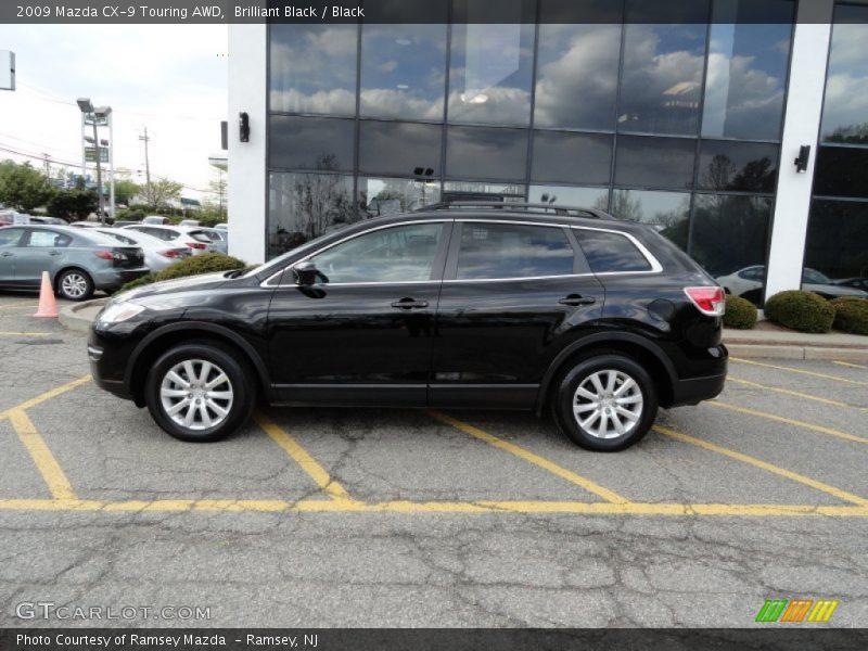 Brilliant Black / Black 2009 Mazda CX-9 Touring AWD
