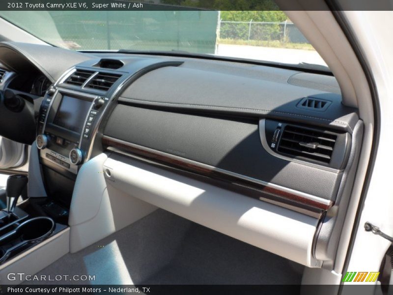 Super White / Ash 2012 Toyota Camry XLE V6