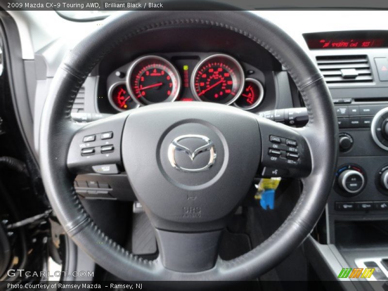 Brilliant Black / Black 2009 Mazda CX-9 Touring AWD