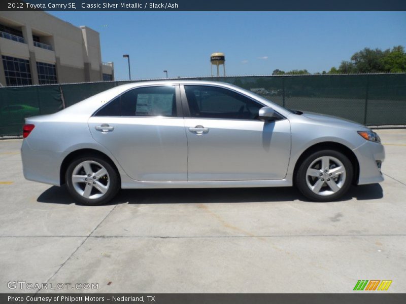 Classic Silver Metallic / Black/Ash 2012 Toyota Camry SE
