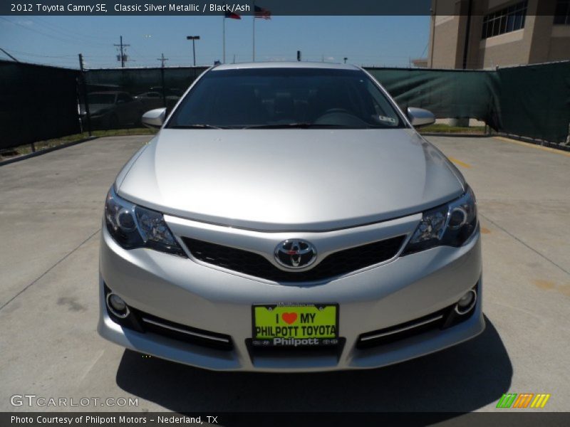 Classic Silver Metallic / Black/Ash 2012 Toyota Camry SE
