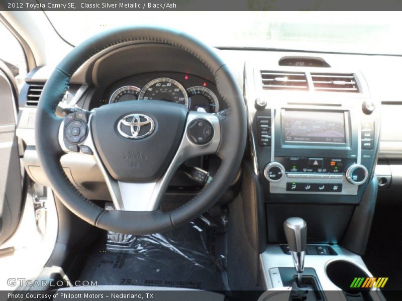 Classic Silver Metallic / Black/Ash 2012 Toyota Camry SE
