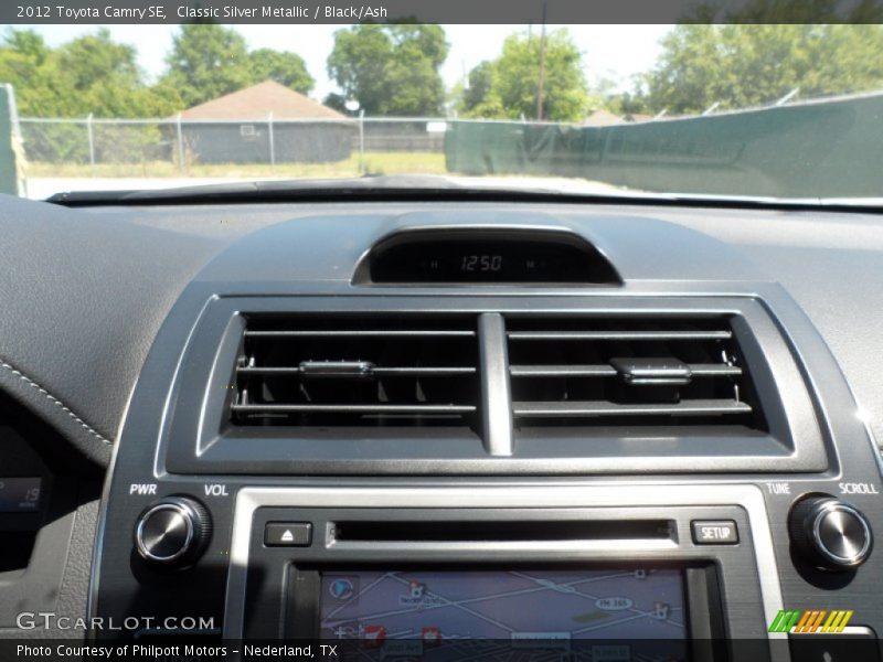 Classic Silver Metallic / Black/Ash 2012 Toyota Camry SE