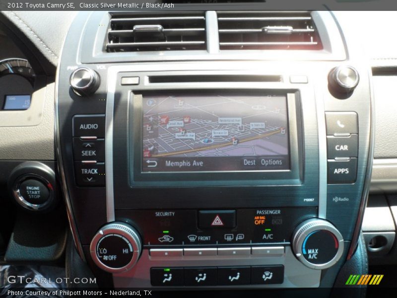 Classic Silver Metallic / Black/Ash 2012 Toyota Camry SE