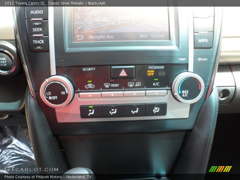 Classic Silver Metallic / Black/Ash 2012 Toyota Camry SE