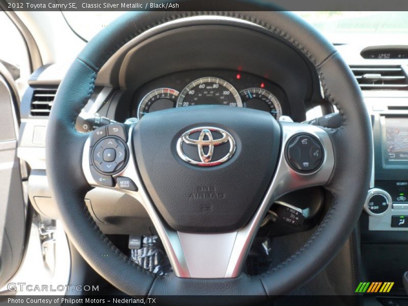 Classic Silver Metallic / Black/Ash 2012 Toyota Camry SE