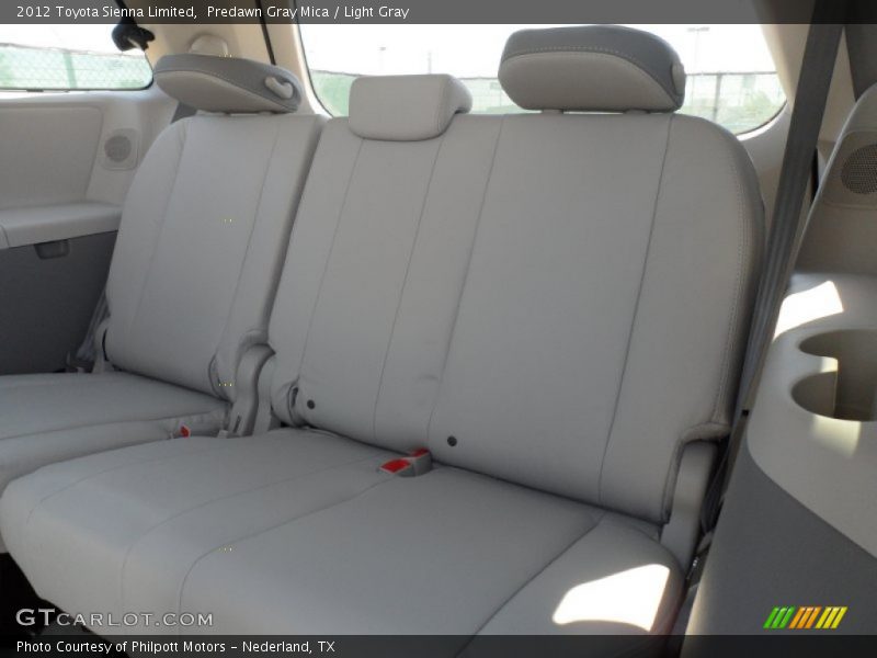 Predawn Gray Mica / Light Gray 2012 Toyota Sienna Limited