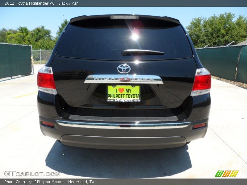Black / Ash 2012 Toyota Highlander V6