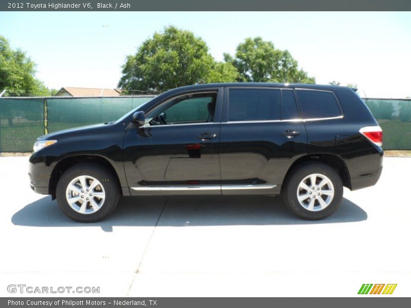 Black / Ash 2012 Toyota Highlander V6