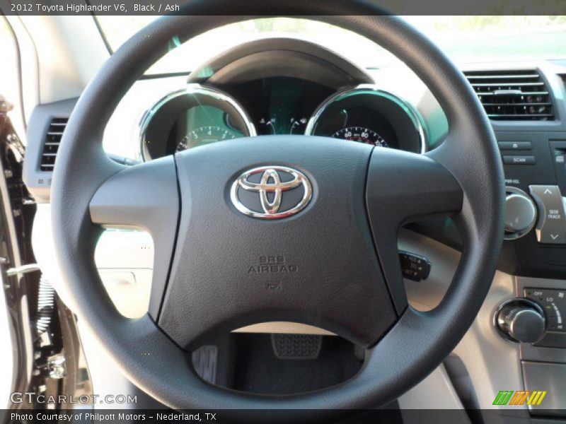 Black / Ash 2012 Toyota Highlander V6