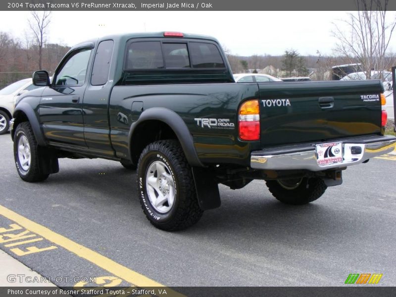 Imperial Jade Mica / Oak 2004 Toyota Tacoma V6 PreRunner Xtracab