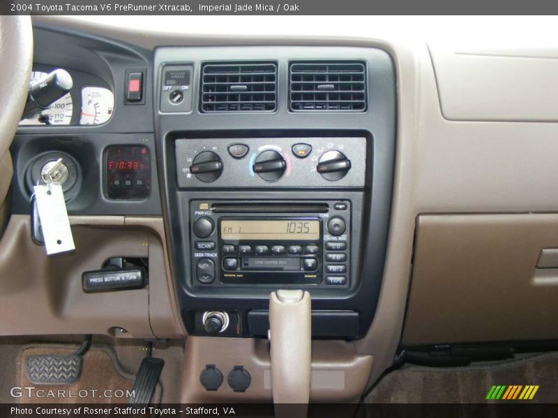 Imperial Jade Mica / Oak 2004 Toyota Tacoma V6 PreRunner Xtracab