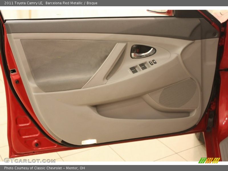 Barcelona Red Metallic / Bisque 2011 Toyota Camry LE