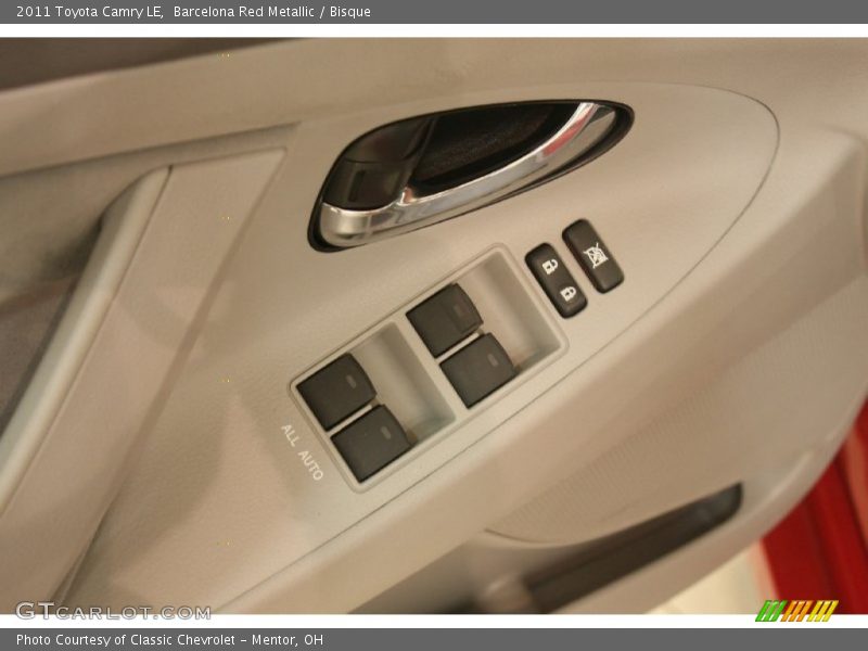 Barcelona Red Metallic / Bisque 2011 Toyota Camry LE