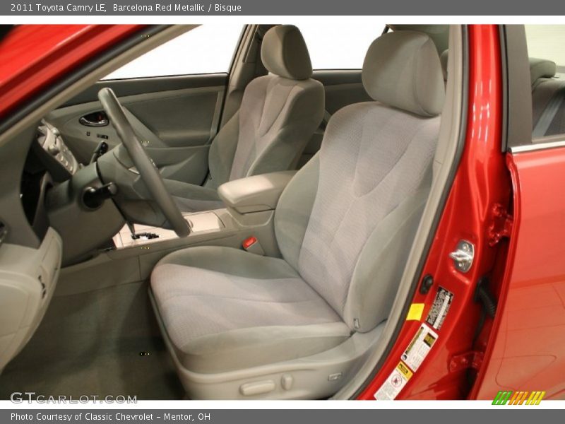 Barcelona Red Metallic / Bisque 2011 Toyota Camry LE