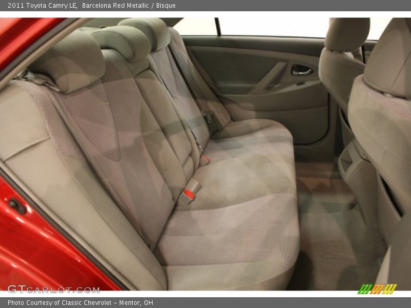 Barcelona Red Metallic / Bisque 2011 Toyota Camry LE