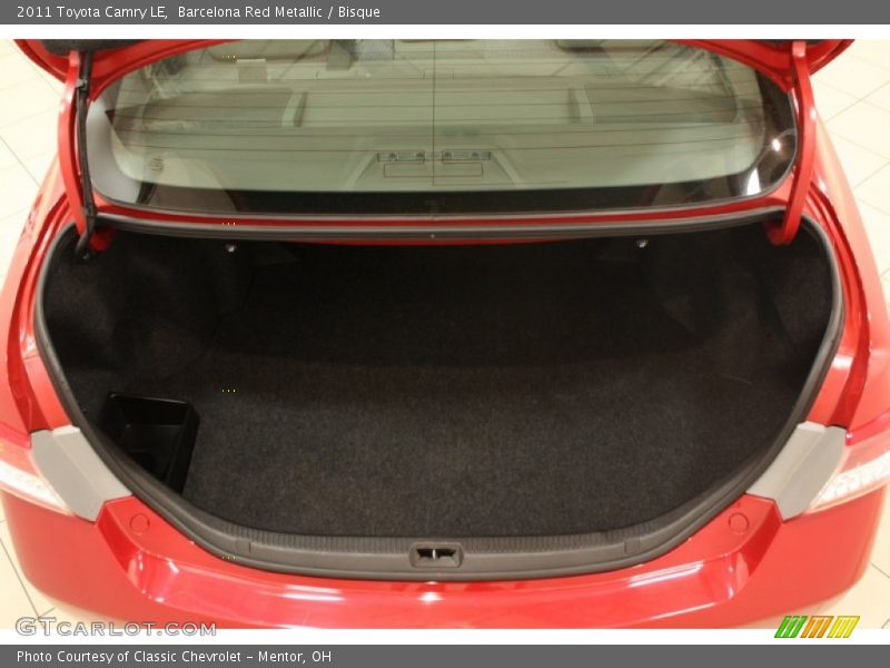 Barcelona Red Metallic / Bisque 2011 Toyota Camry LE