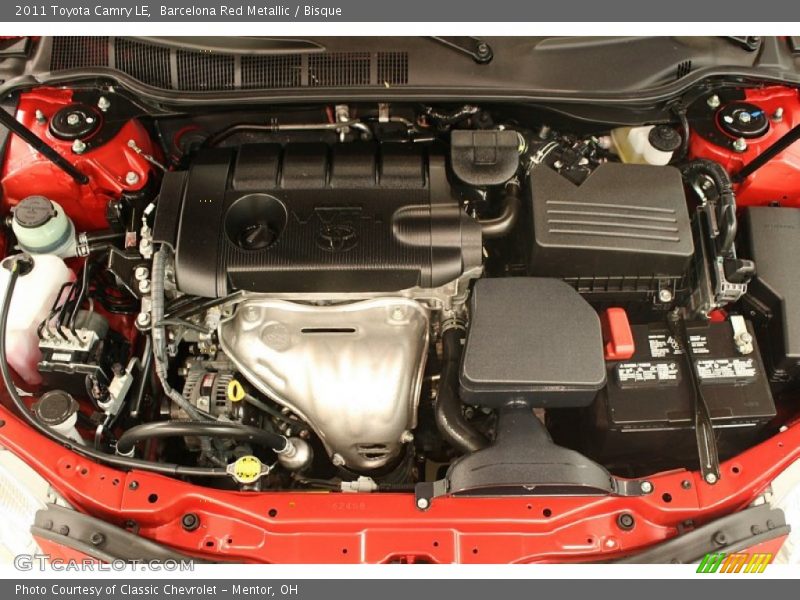 Barcelona Red Metallic / Bisque 2011 Toyota Camry LE