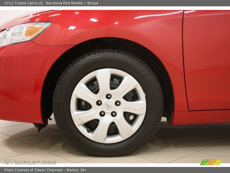 Barcelona Red Metallic / Bisque 2011 Toyota Camry LE