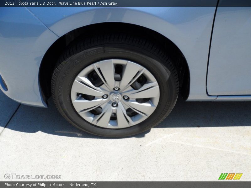 Wave Line Blue Pearl / Ash Gray 2012 Toyota Yaris L 3 Door