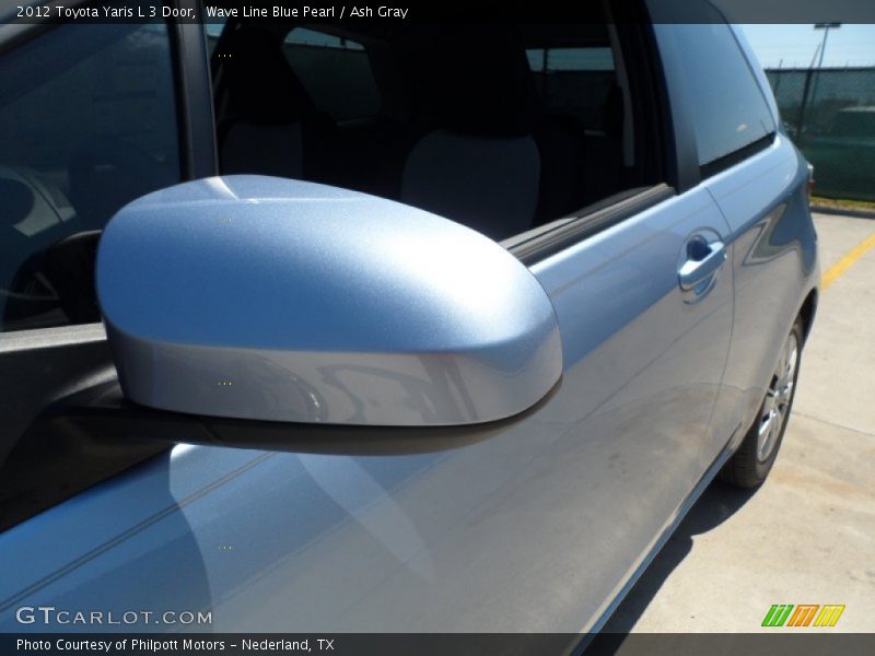 Wave Line Blue Pearl / Ash Gray 2012 Toyota Yaris L 3 Door