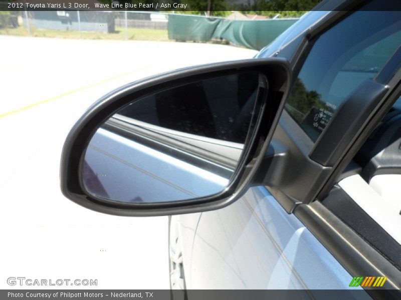 Wave Line Blue Pearl / Ash Gray 2012 Toyota Yaris L 3 Door