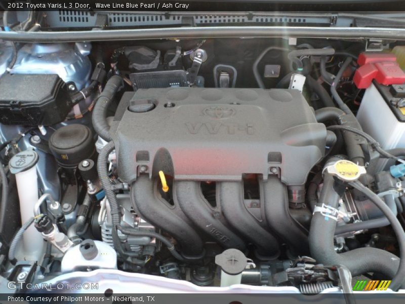 Wave Line Blue Pearl / Ash Gray 2012 Toyota Yaris L 3 Door