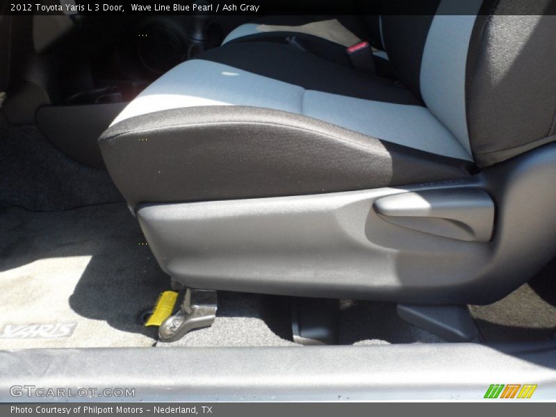Wave Line Blue Pearl / Ash Gray 2012 Toyota Yaris L 3 Door