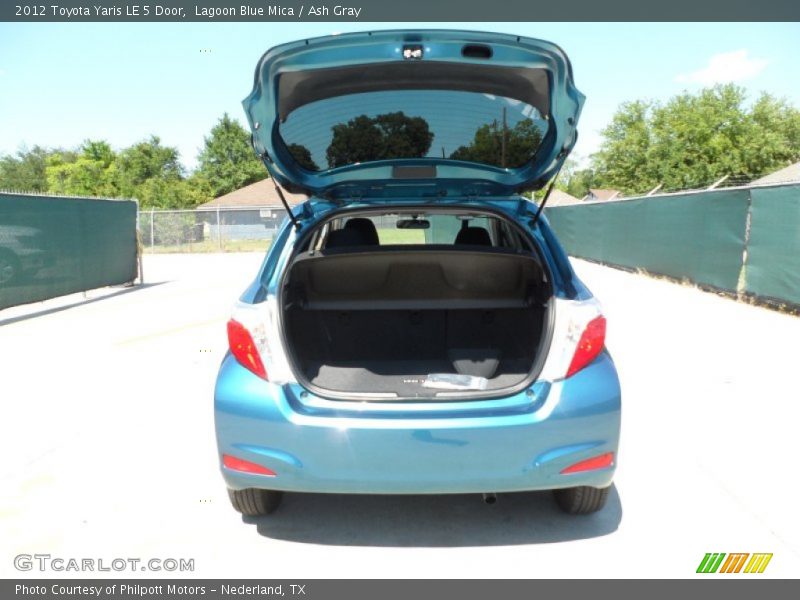 Lagoon Blue Mica / Ash Gray 2012 Toyota Yaris LE 5 Door