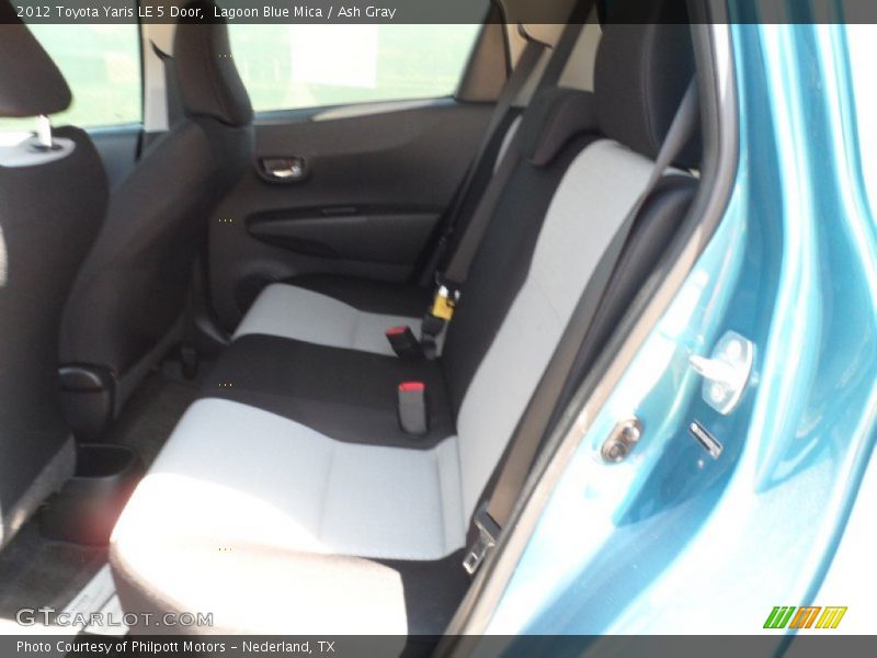 Lagoon Blue Mica / Ash Gray 2012 Toyota Yaris LE 5 Door