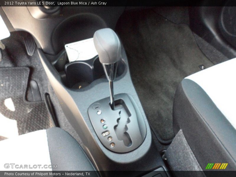 Lagoon Blue Mica / Ash Gray 2012 Toyota Yaris LE 5 Door