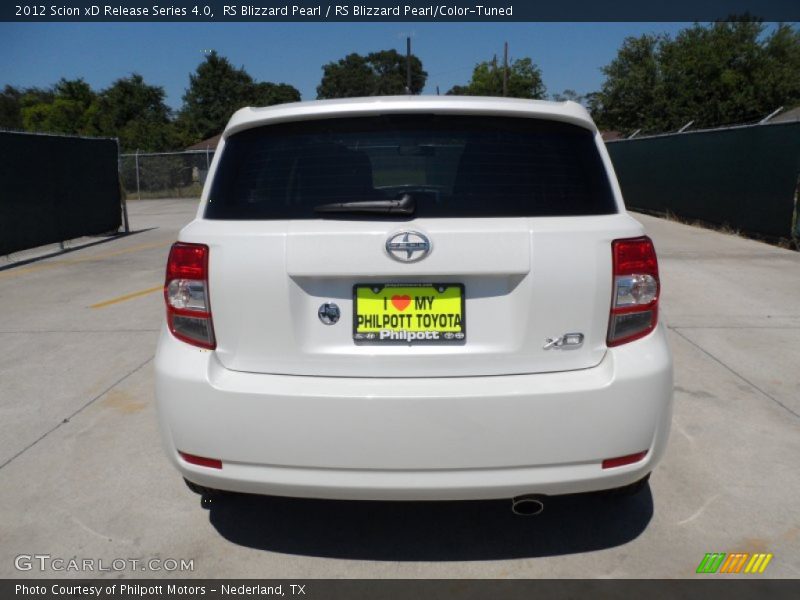 RS Blizzard Pearl / RS Blizzard Pearl/Color-Tuned 2012 Scion xD Release Series 4.0