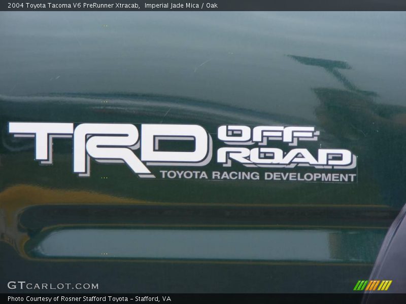 Imperial Jade Mica / Oak 2004 Toyota Tacoma V6 PreRunner Xtracab
