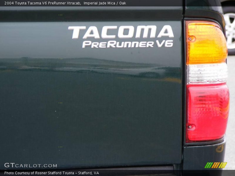 Imperial Jade Mica / Oak 2004 Toyota Tacoma V6 PreRunner Xtracab