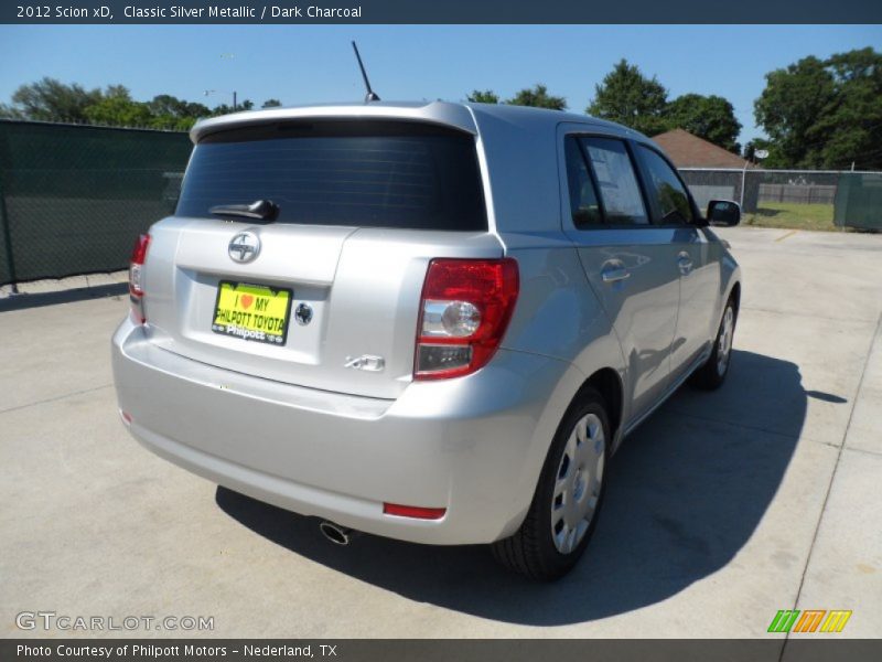 Classic Silver Metallic / Dark Charcoal 2012 Scion xD