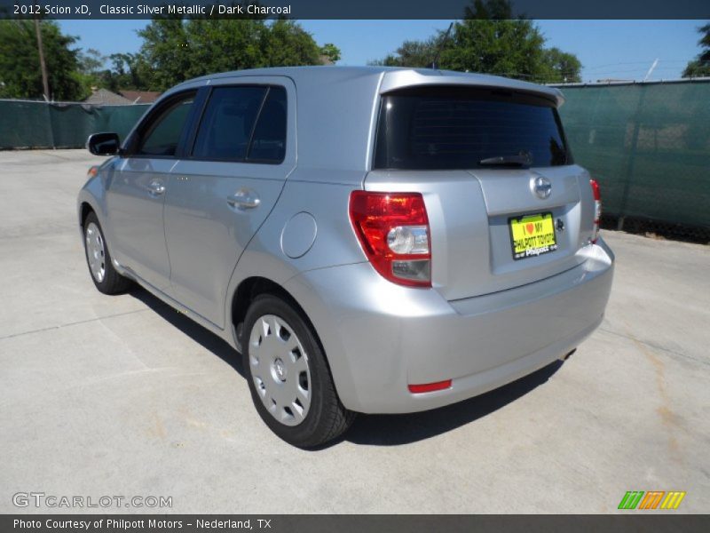Classic Silver Metallic / Dark Charcoal 2012 Scion xD
