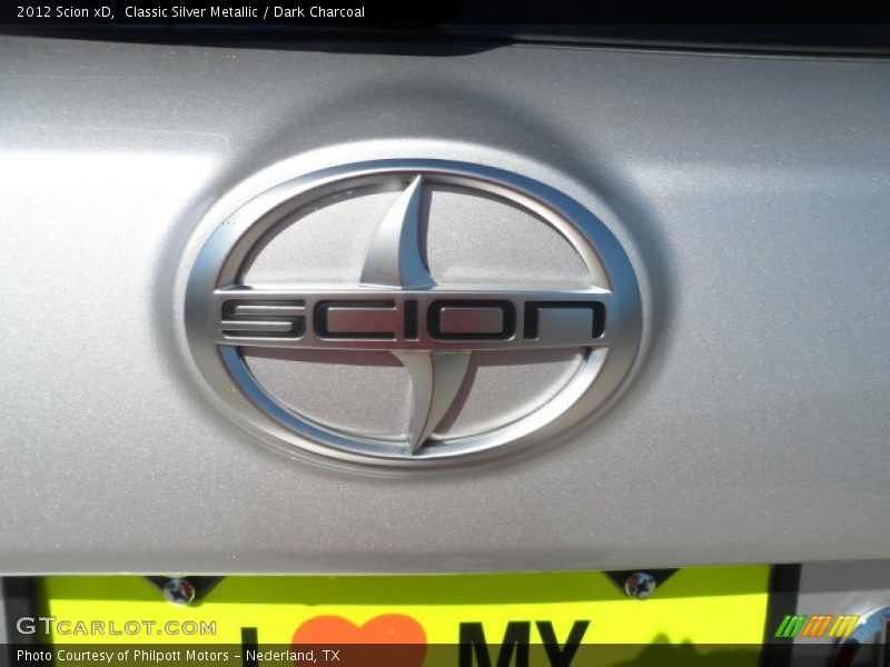 Classic Silver Metallic / Dark Charcoal 2012 Scion xD