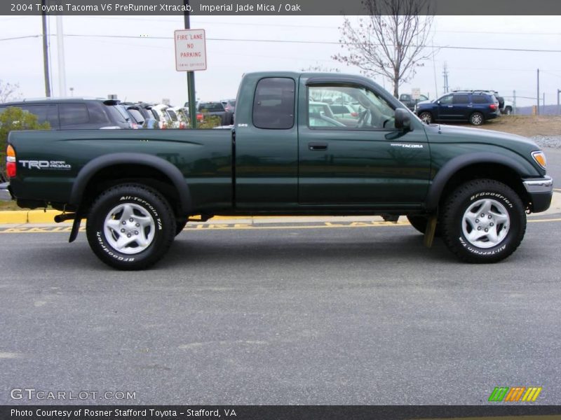 Imperial Jade Mica / Oak 2004 Toyota Tacoma V6 PreRunner Xtracab