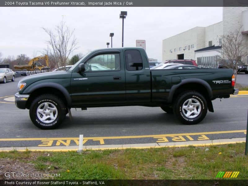 Imperial Jade Mica / Oak 2004 Toyota Tacoma V6 PreRunner Xtracab