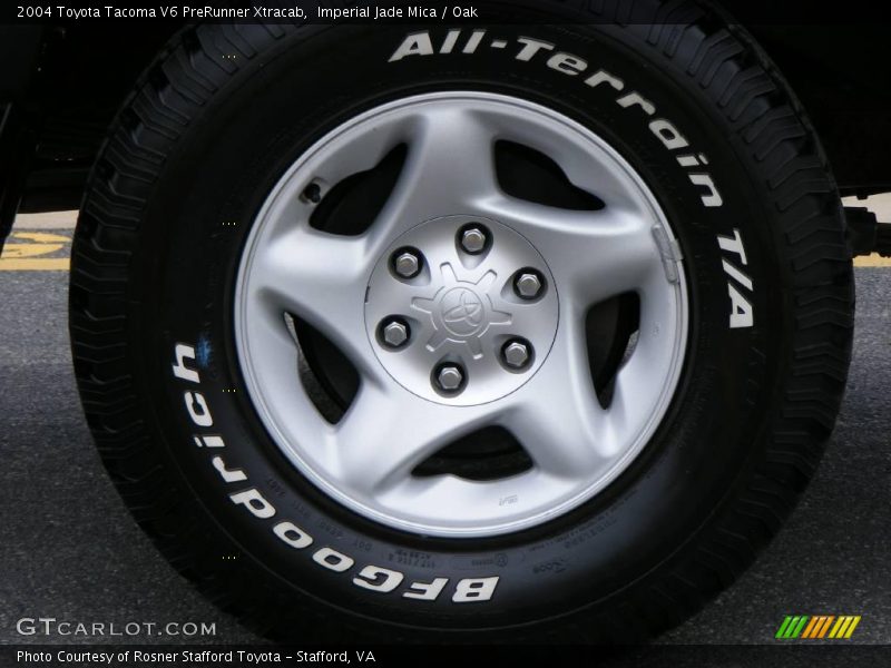Imperial Jade Mica / Oak 2004 Toyota Tacoma V6 PreRunner Xtracab