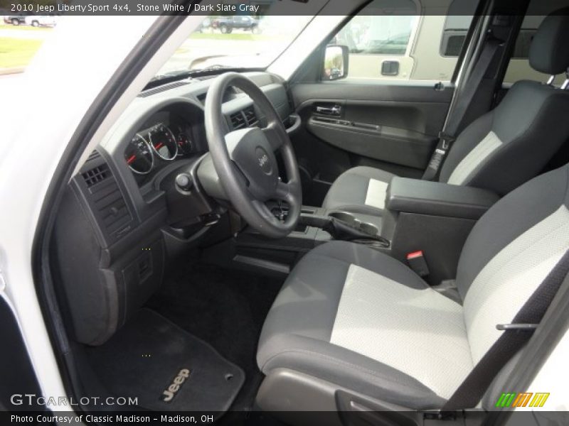 Stone White / Dark Slate Gray 2010 Jeep Liberty Sport 4x4