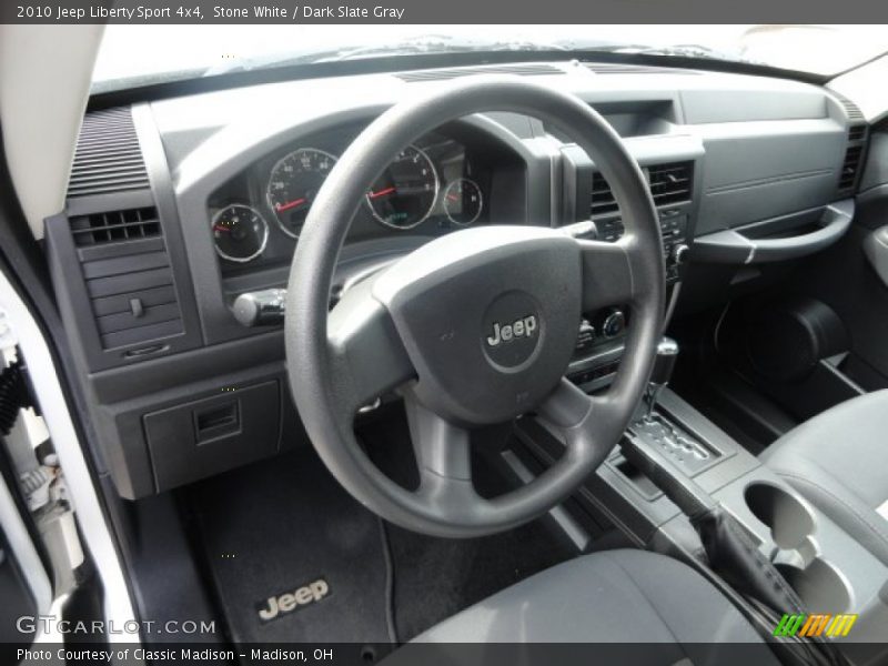 Stone White / Dark Slate Gray 2010 Jeep Liberty Sport 4x4