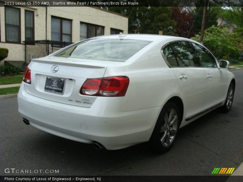Starfire White Pearl / Parchment/Birds Eye Maple 2011 Lexus GS 350 AWD
