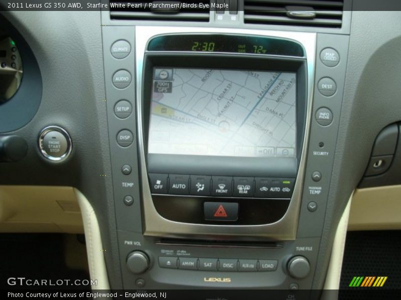 Starfire White Pearl / Parchment/Birds Eye Maple 2011 Lexus GS 350 AWD
